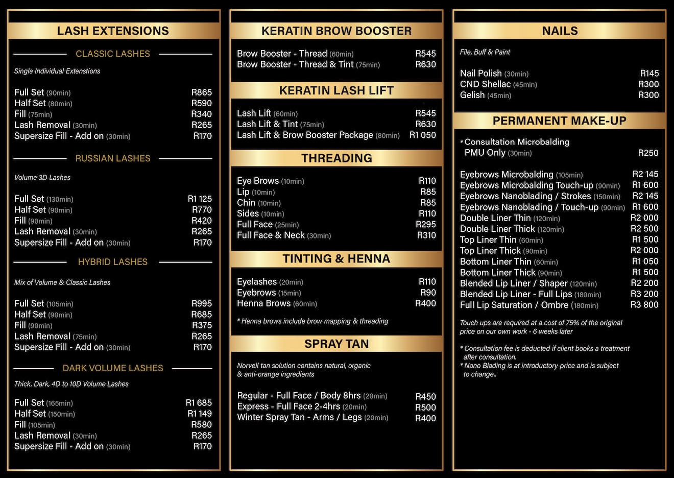 UBL Price list page 2
